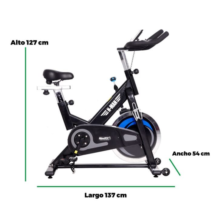 Bicicleta Tipo Spinning Magnética N-MAN Movifit - Imagen 4