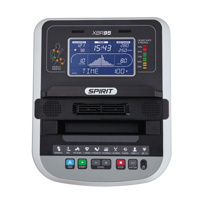 Bicicleta Reclinada XBR95 Spirit Fitness - Imagen 3