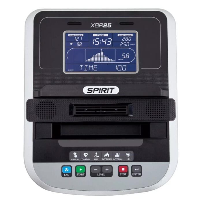 Bicicleta Recumbent Institucional XBR25 Spirit Fitness - Imagen 3
